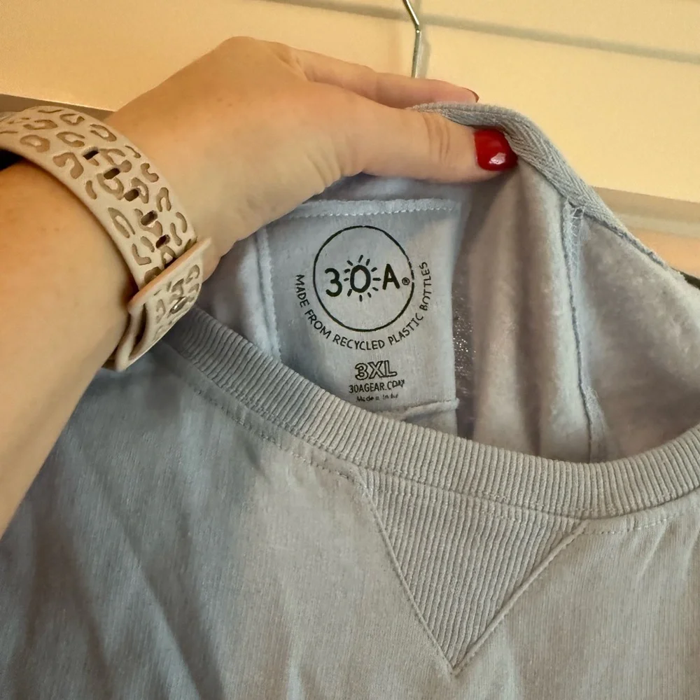 30A Women's Blue Crewneck - Picture 2 of 3